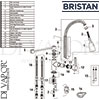 Bristan Target Sink Mixer Tap Pull Out Spray Spares